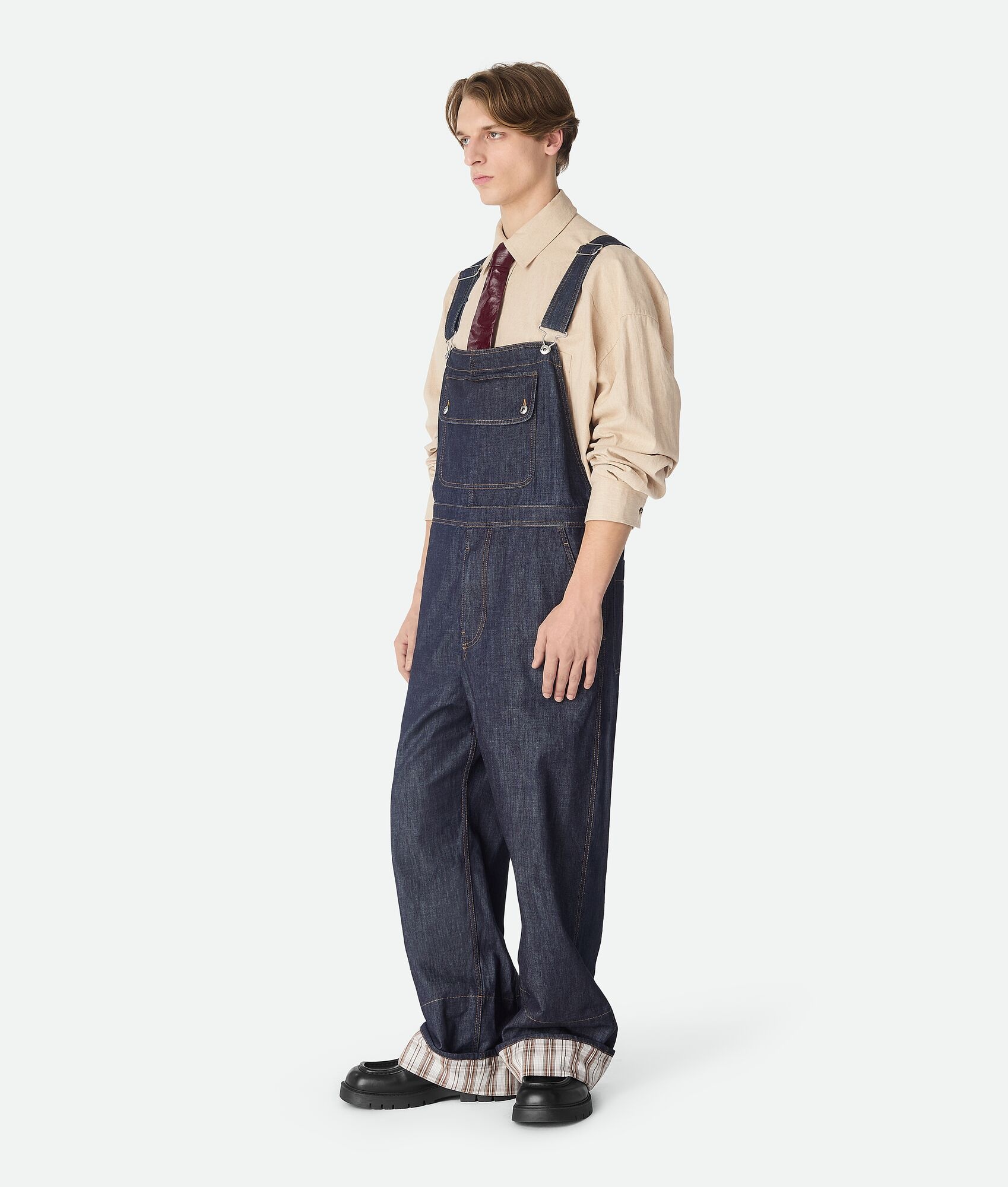 Rinsed Indigo Denim Jumpsuit - 2