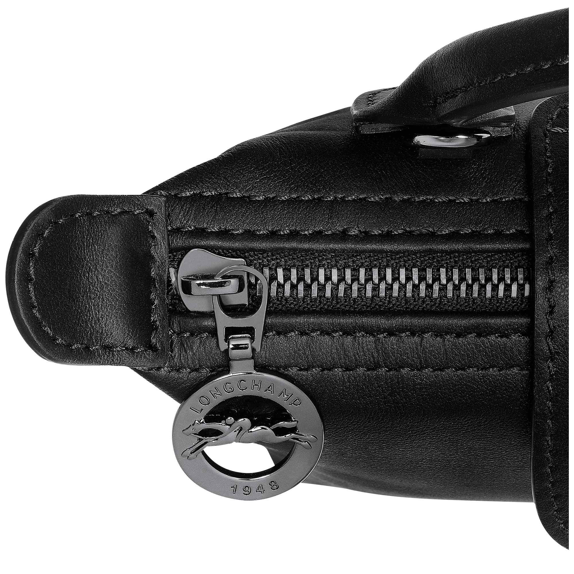 Le Pliage Xtra XS Pouch Black - Leather - 5