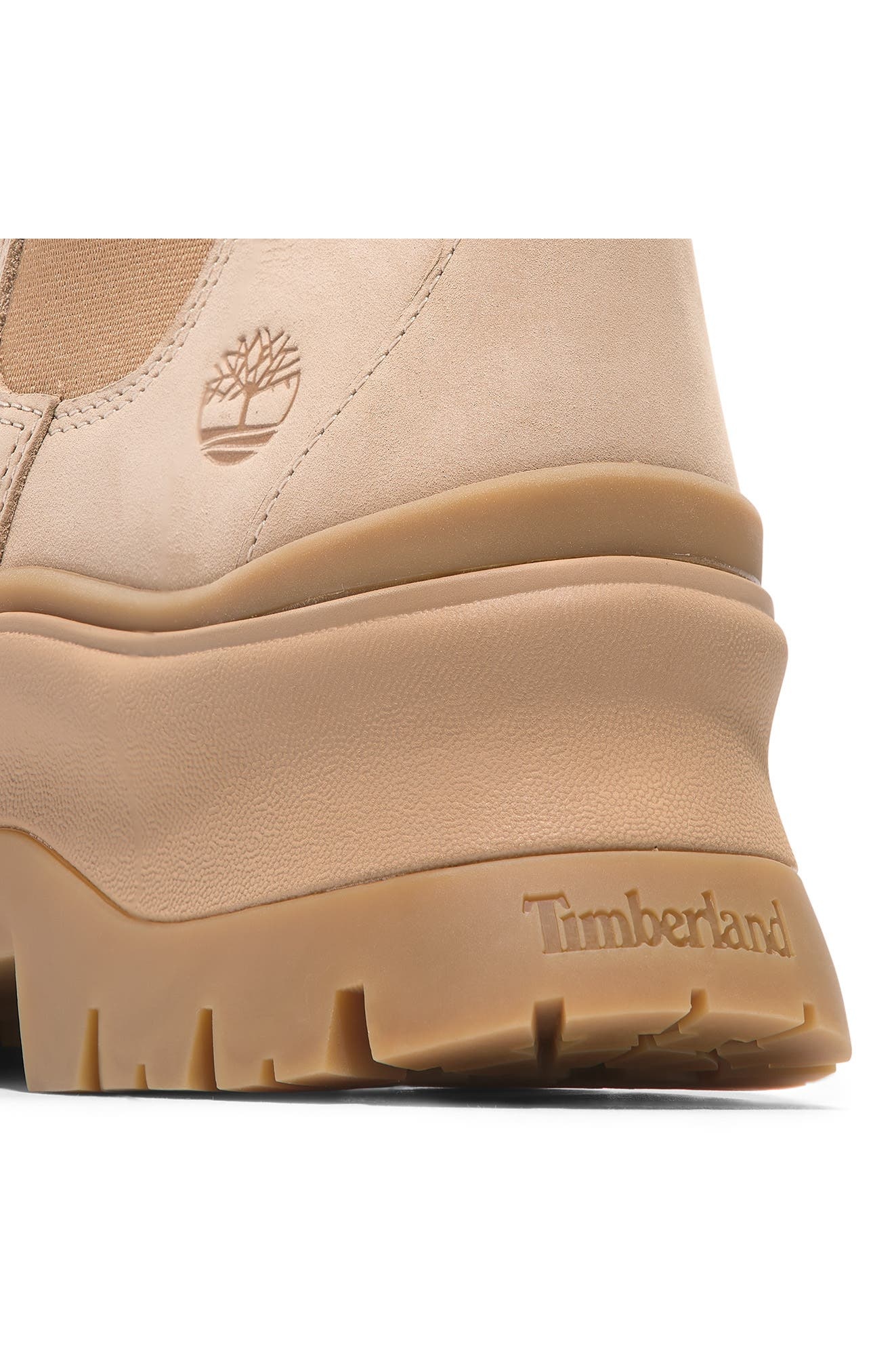 Timberland Roxie Lane Chelsea Boot in Light Beige Nubuck at Nordstrom - 6