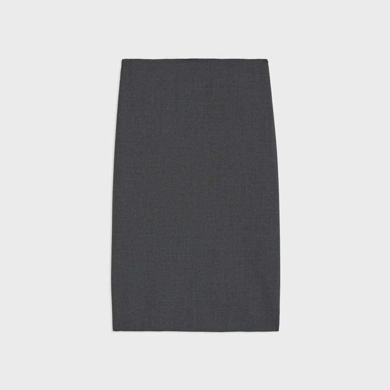 Pencil Skirt in Stretch Wool 1