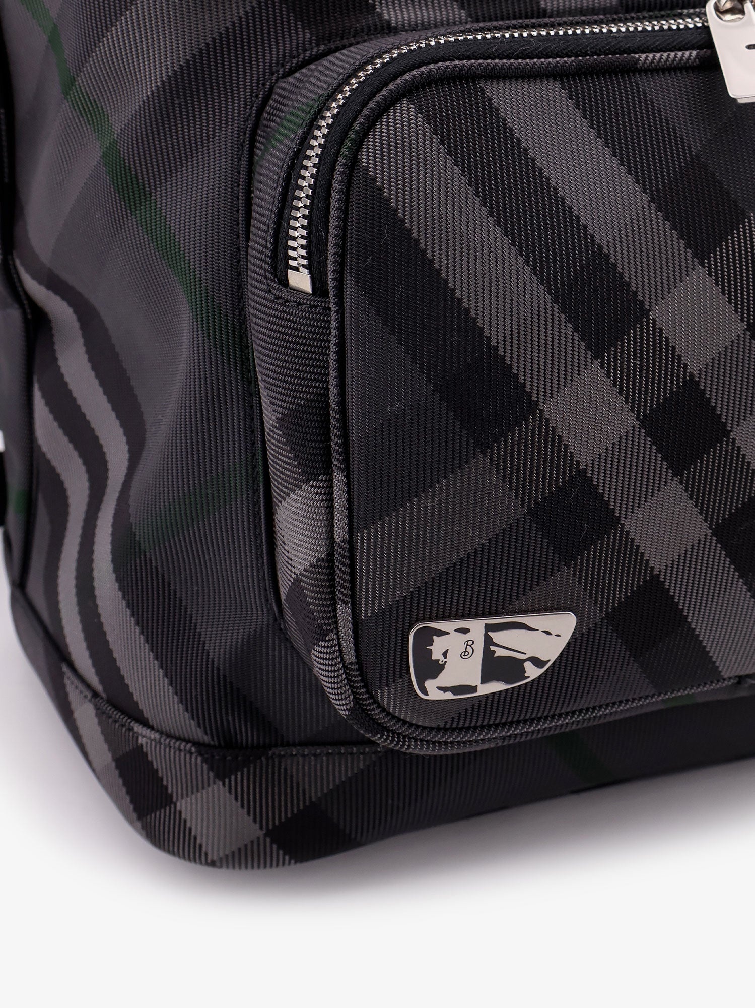 Burberry Man Burberry Man Grey Backpacks - 4