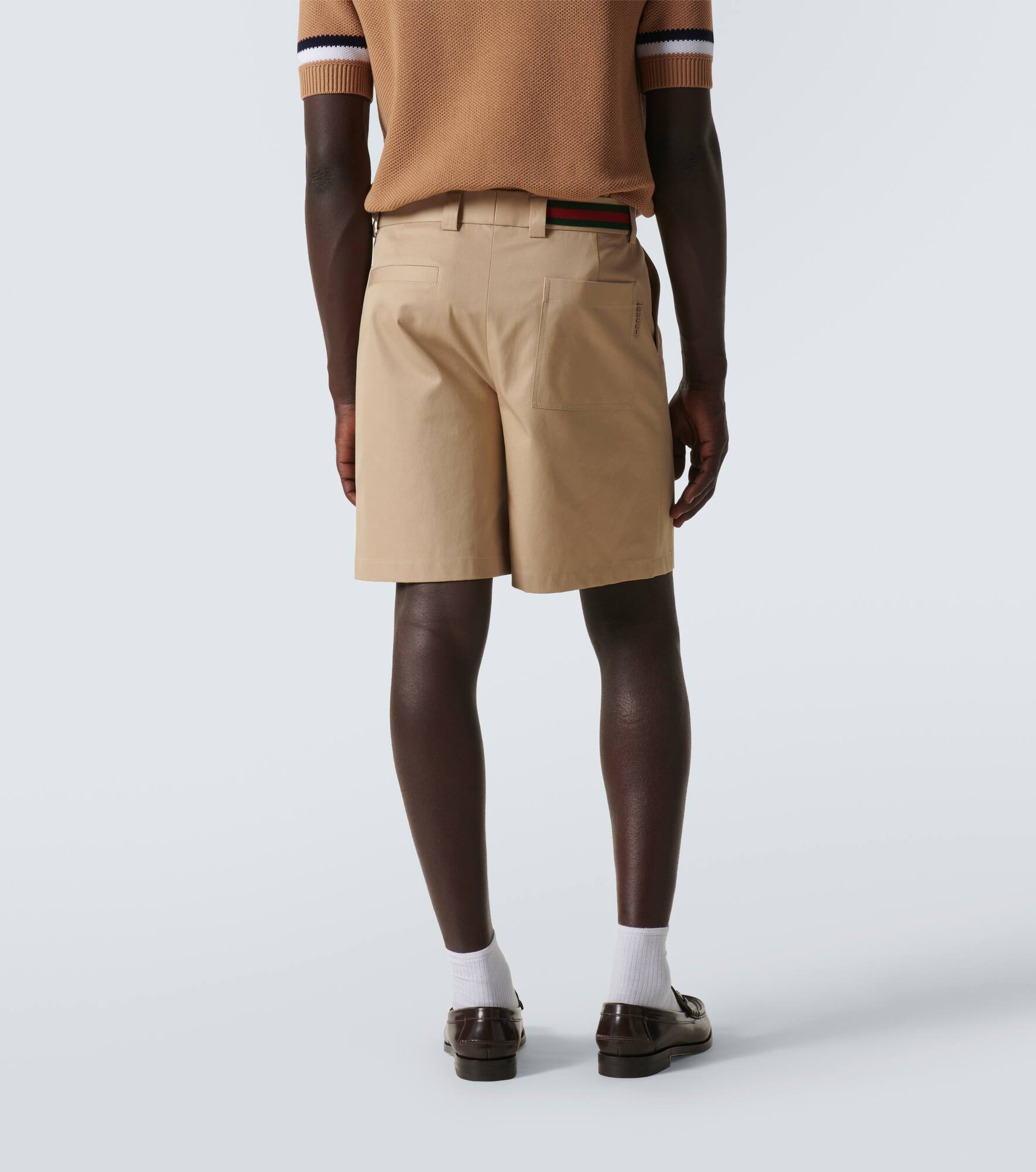 Cotton twill shorts - 4