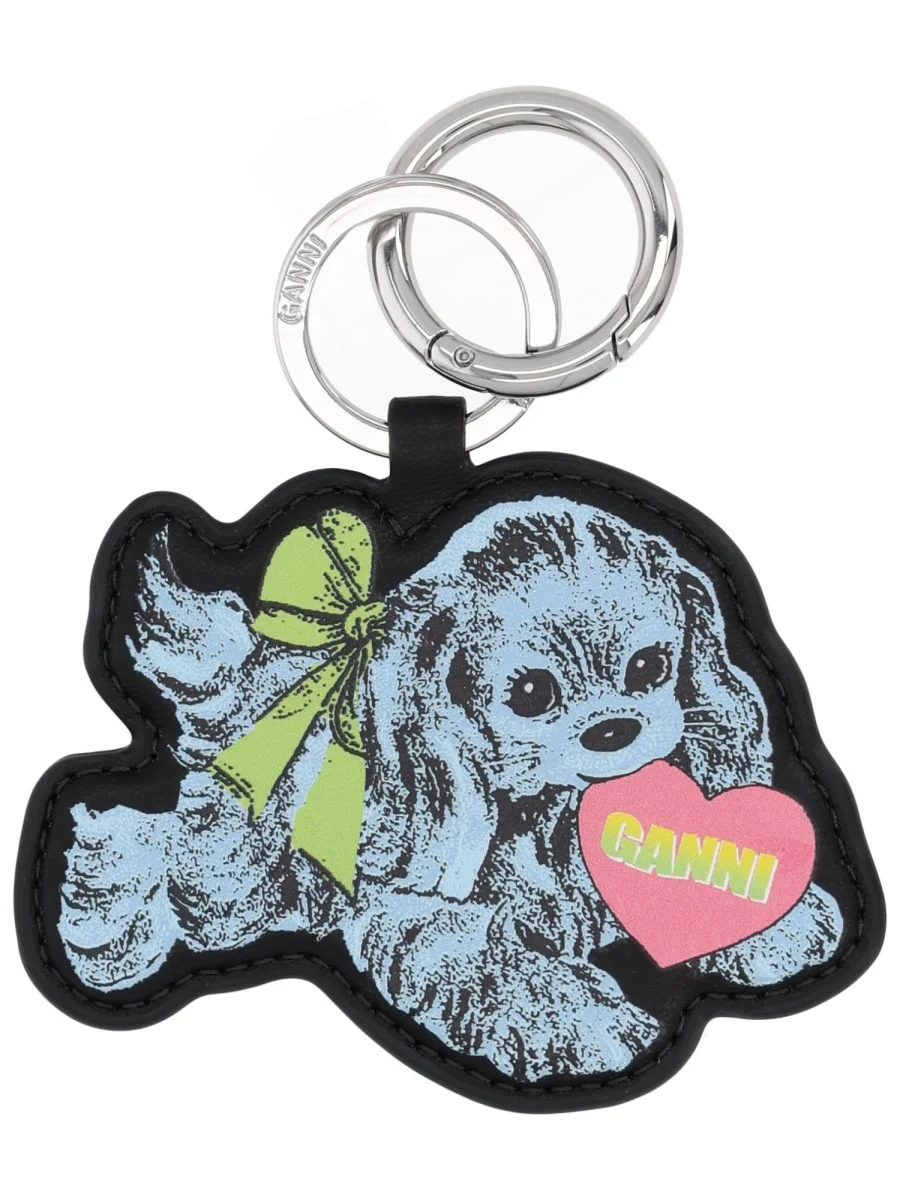 LEATHER "DOG" KEYCHAIN - 1