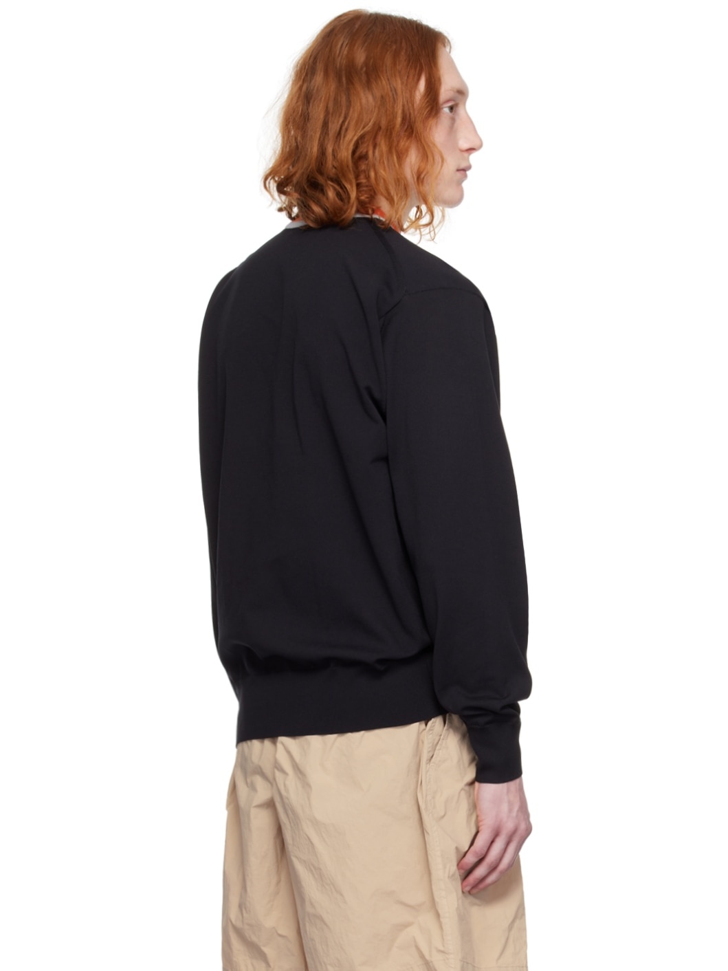 Black Intarsia Sweatshirt - 3