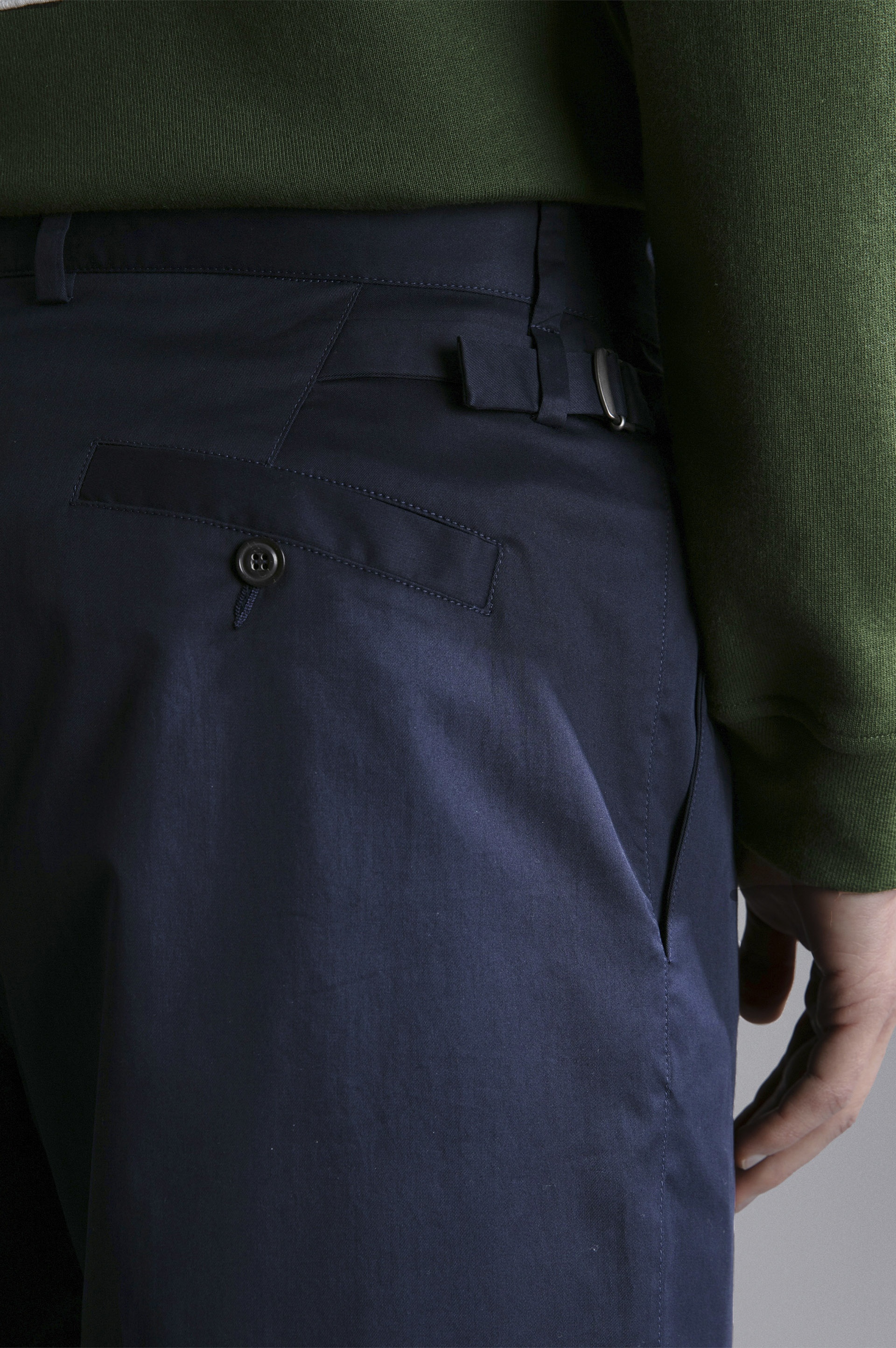 COTTON STRETCH BERMUDA SHORTS - 4