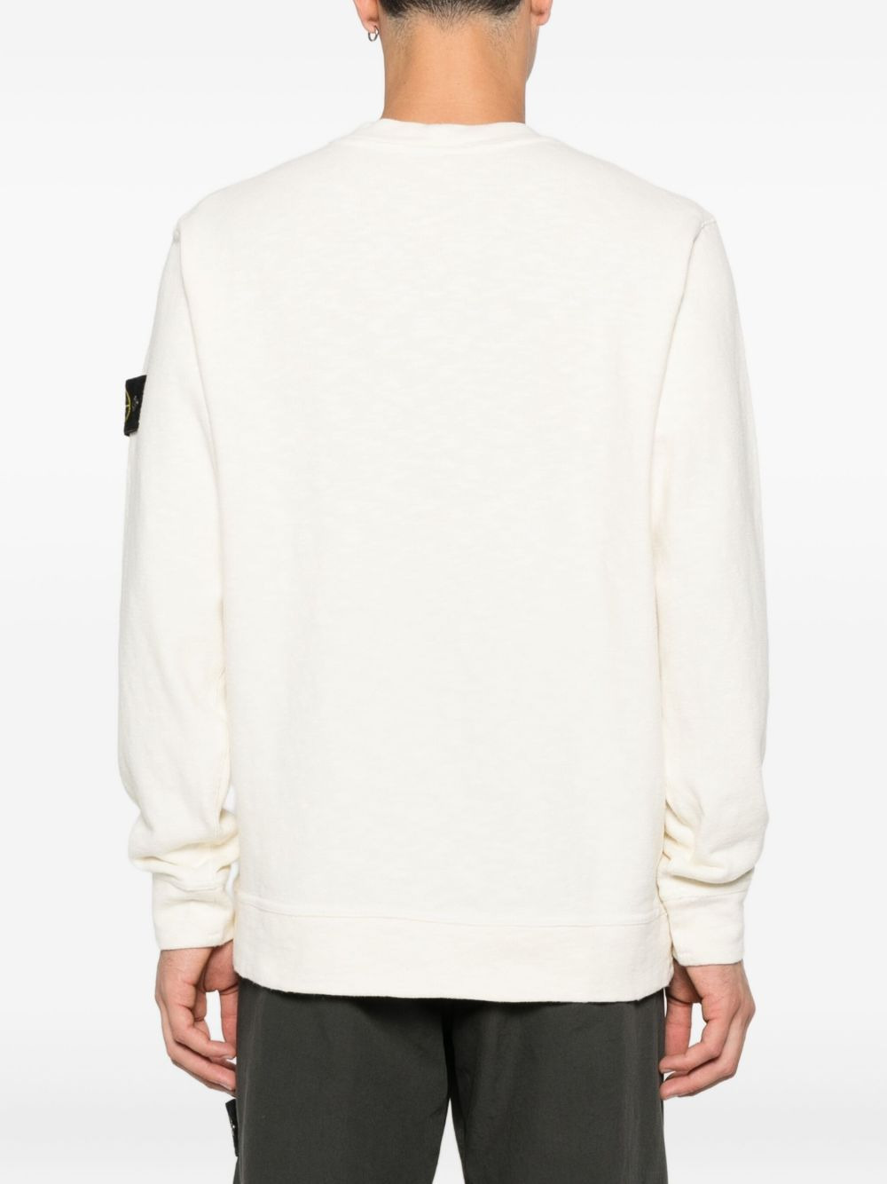 6100053 patch-pocket cotton sweater - 4