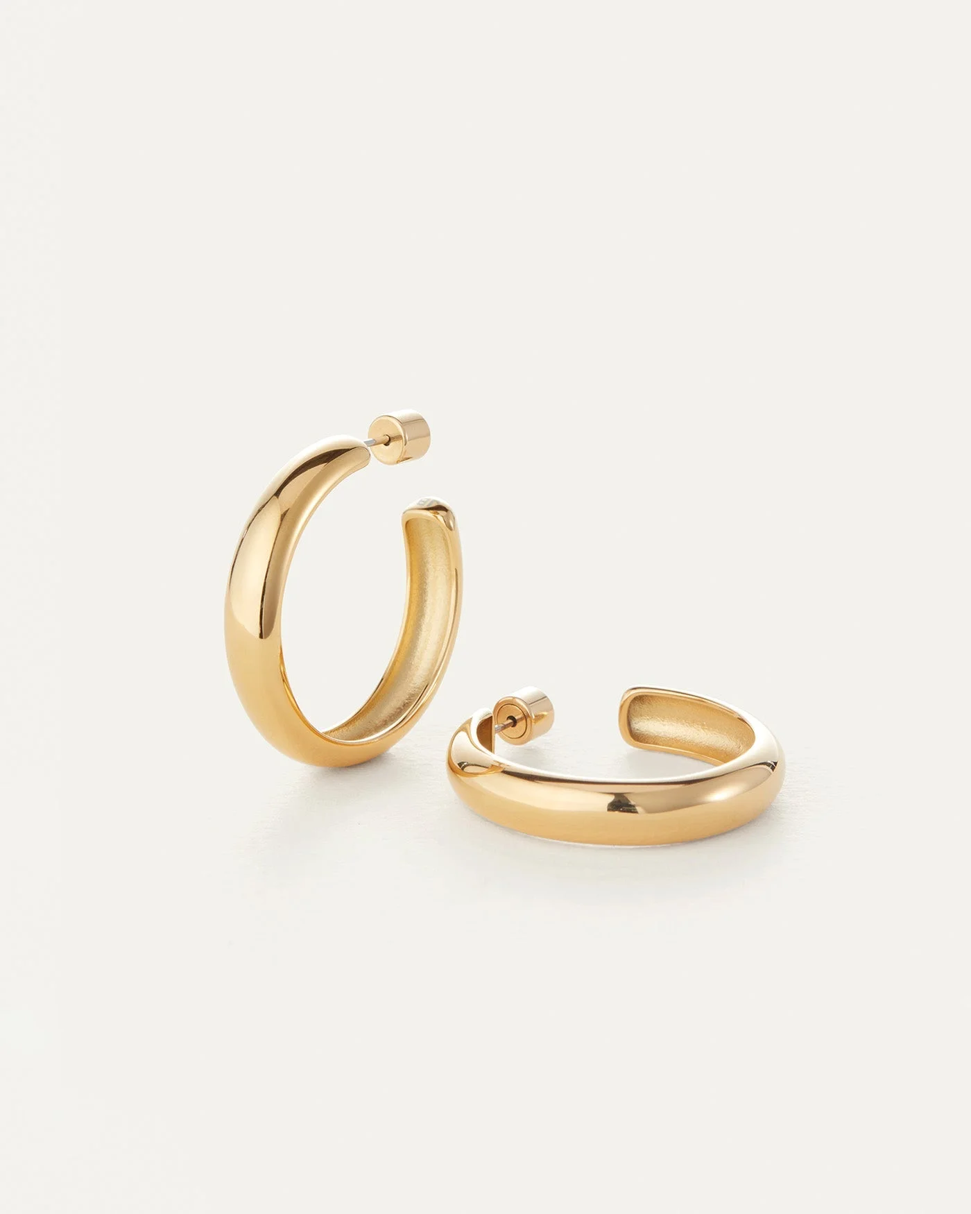 Staple Hoop Earrings - Large - 1