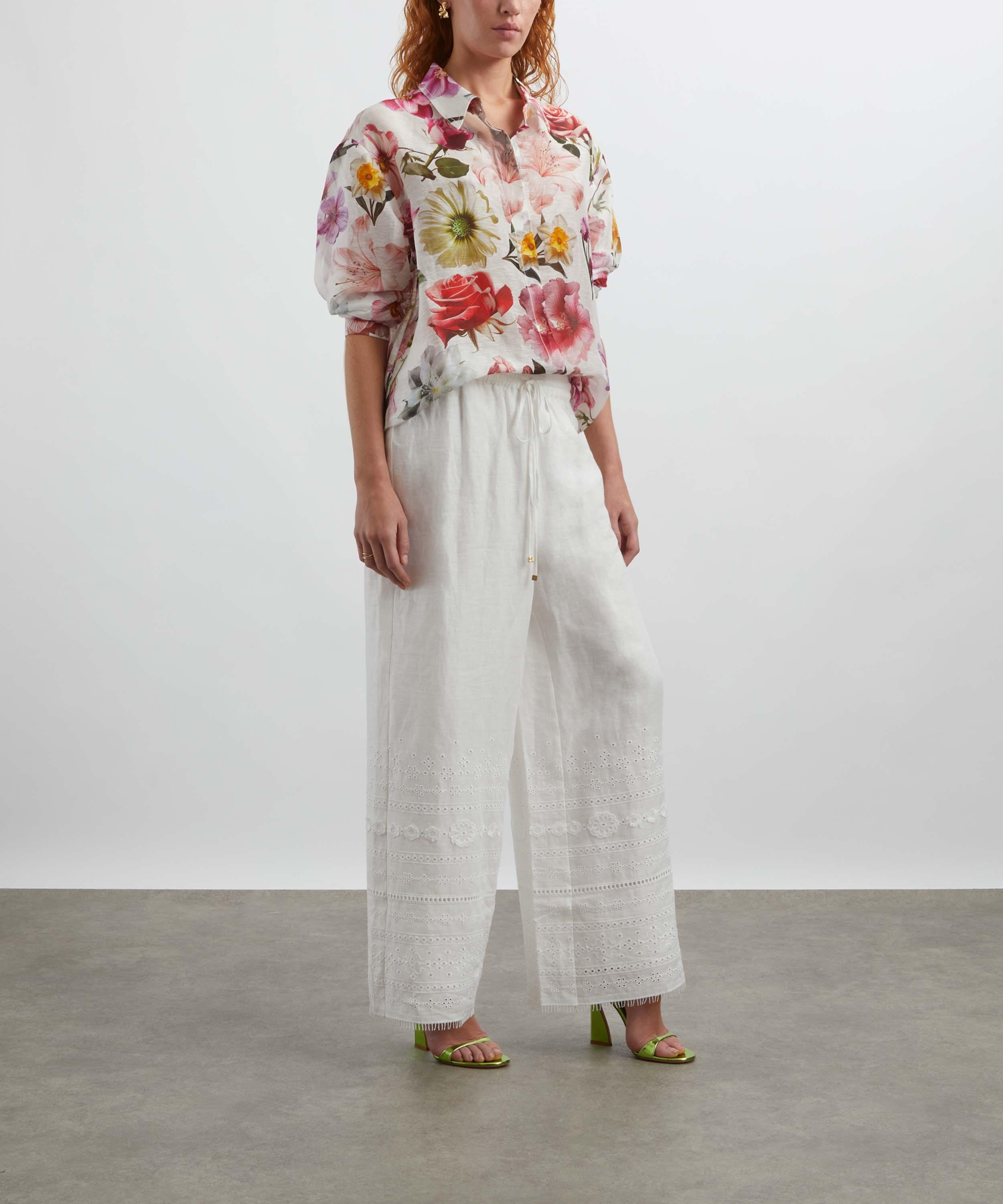 Fleur Linen-Silk Shirt - 2