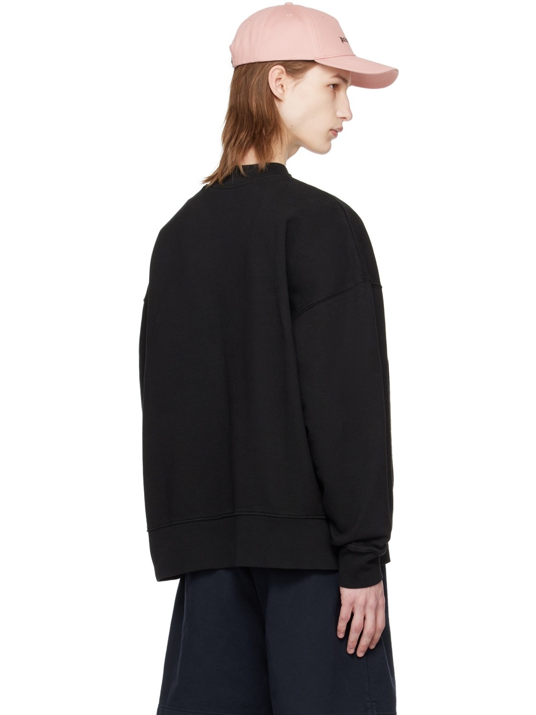 Black Printed Sweatshirt - 3
