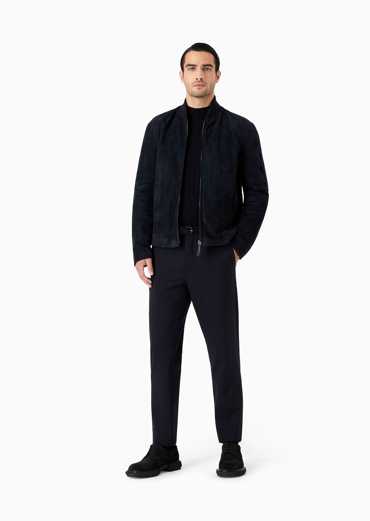 Stretch technical-canvas trousers - 4