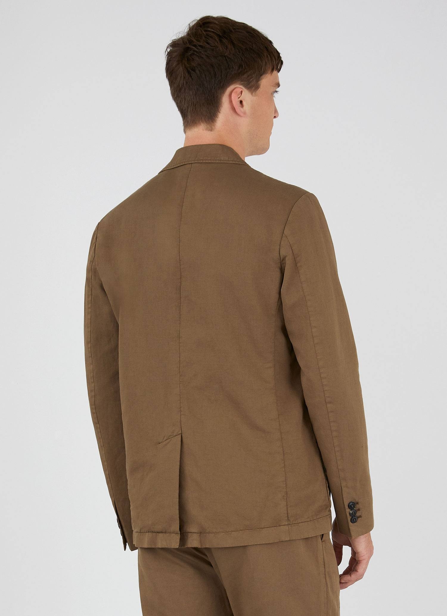 Cotton Linen Unstructured Blazer - 4
