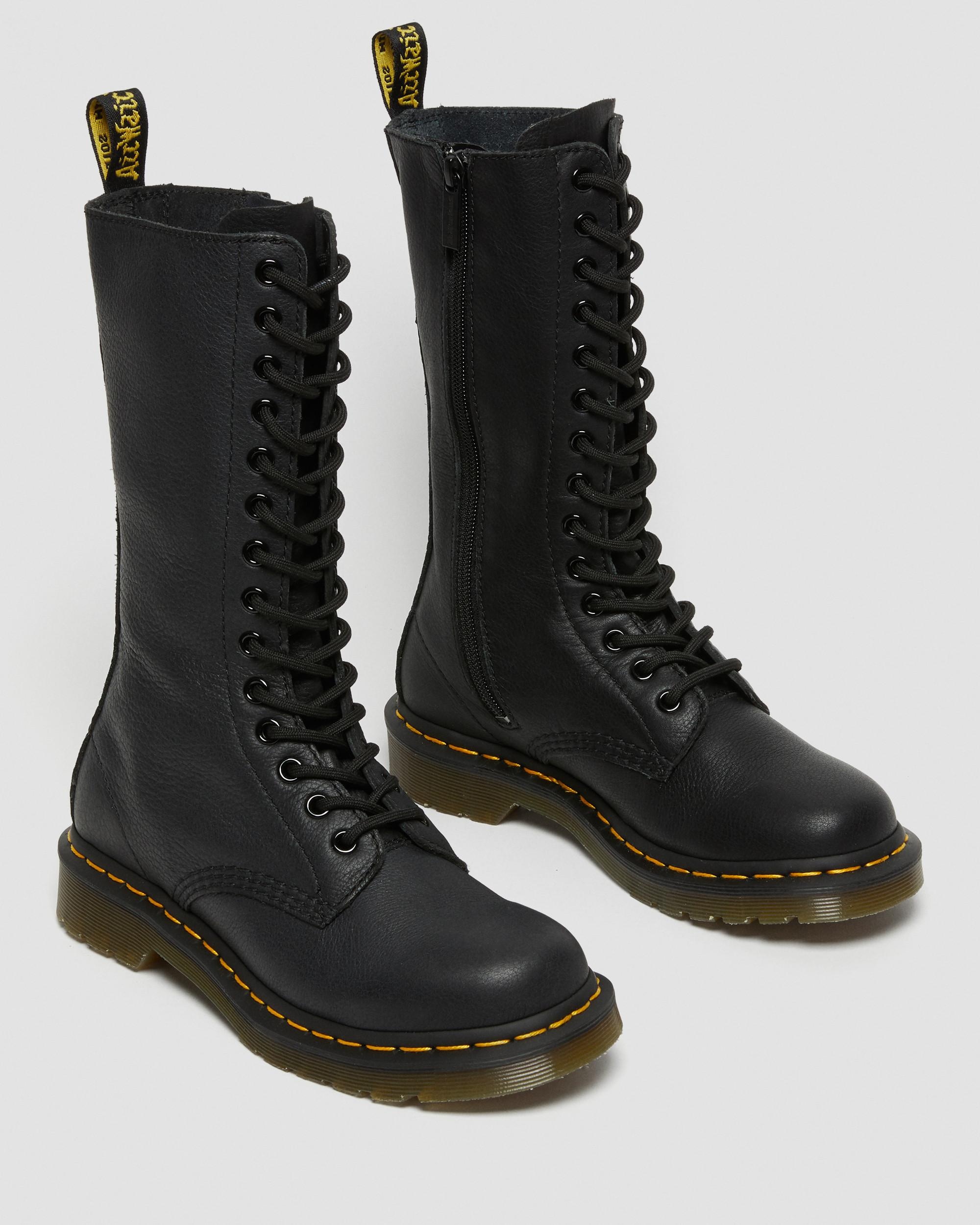 1B99 Virginia Leather Mid Calf Boots - 6