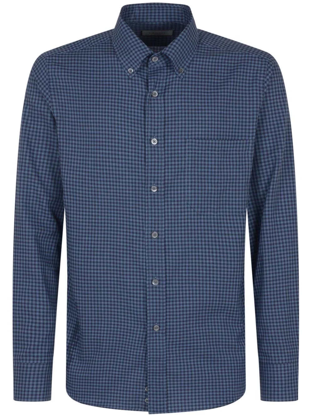 check-print shirt - 1