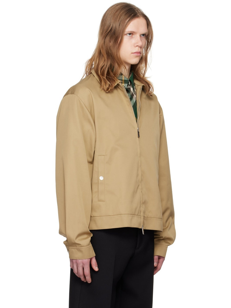 Burberry Beige Harrington Jacket outlook