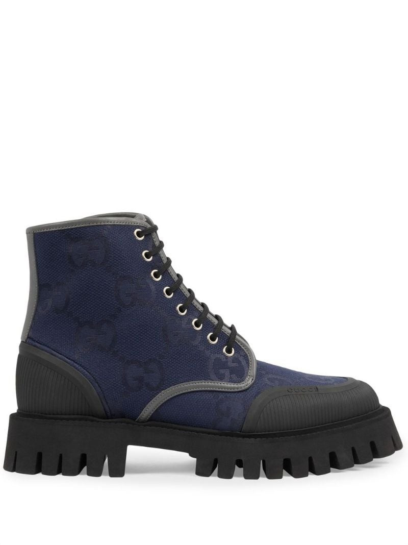 Maxi GG lace-up boots - 1