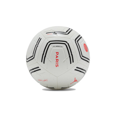 Nike Pre-Owned Nike Paris Saint-Germain Aerowtrac Soccer Ball Signed by Lionel Messi 'White' outlook