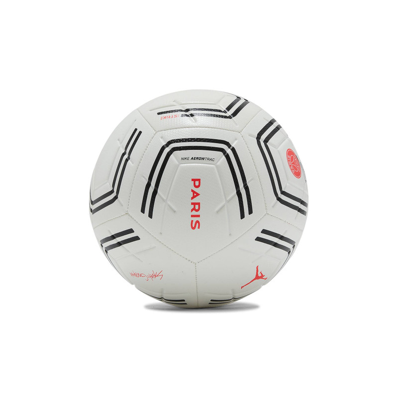 Nike Pre-Owned Nike Paris Saint-Germain Aerowtrac Soccer Ball Signed by Lionel Messi 'White' outlook