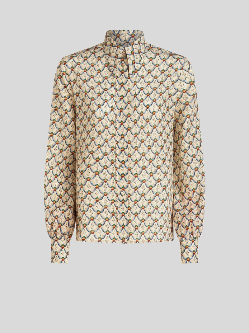 FLORALIA CRÊPE DE CHINE SHIRT 1