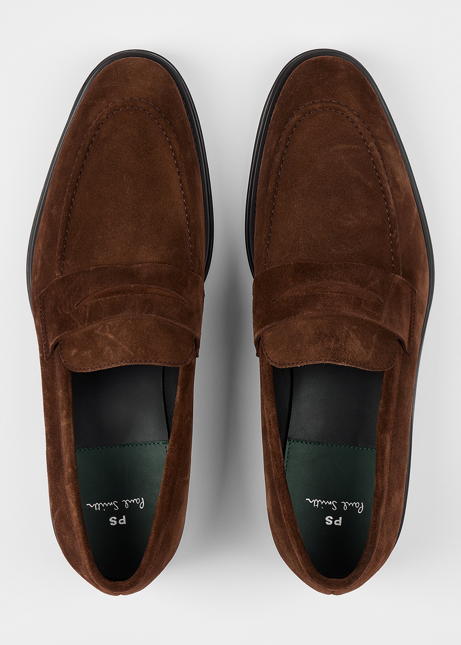 Brown Suede 'Pierce' Loafers - 3