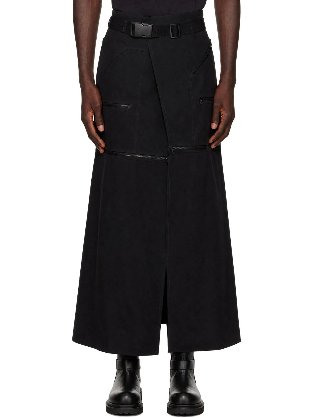 Black Concordians Odetta Cargo Maxi Skirt - 1