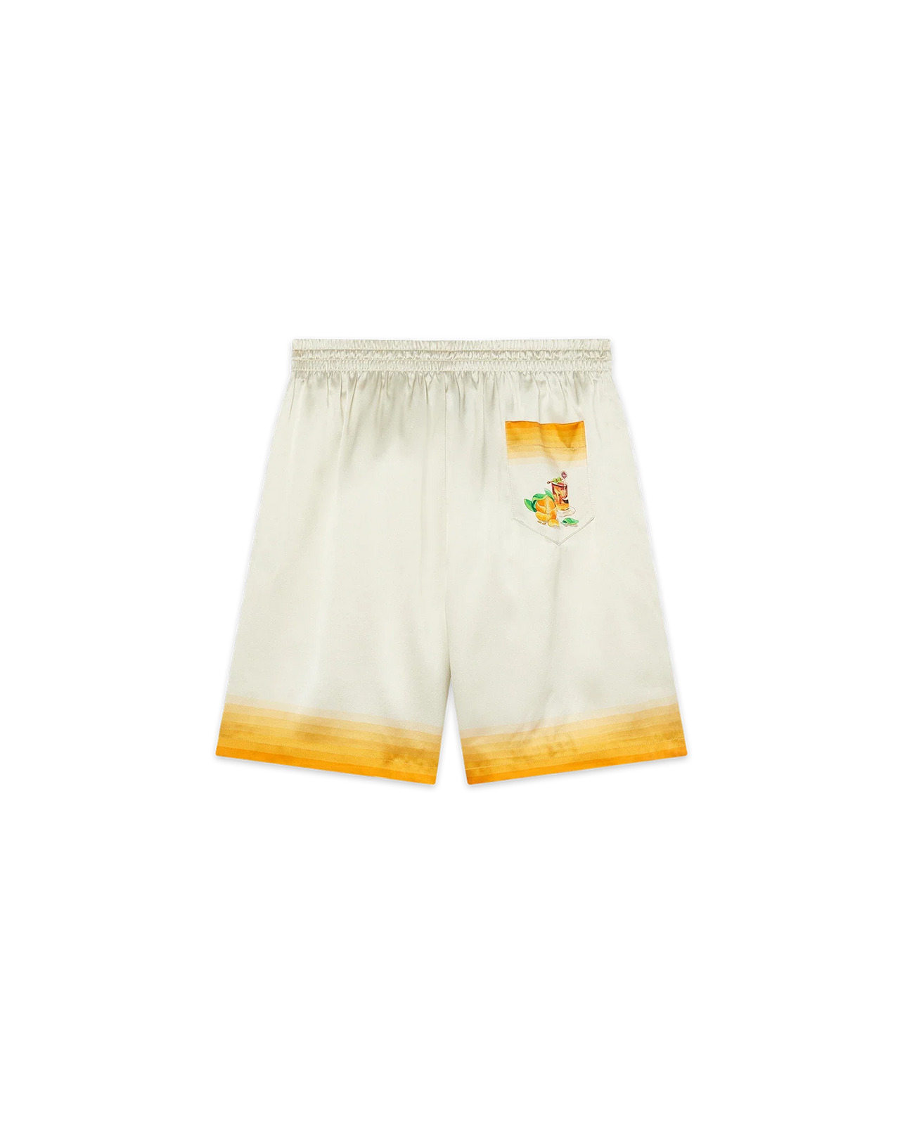Panoramique Silk Satin Shorts - 4