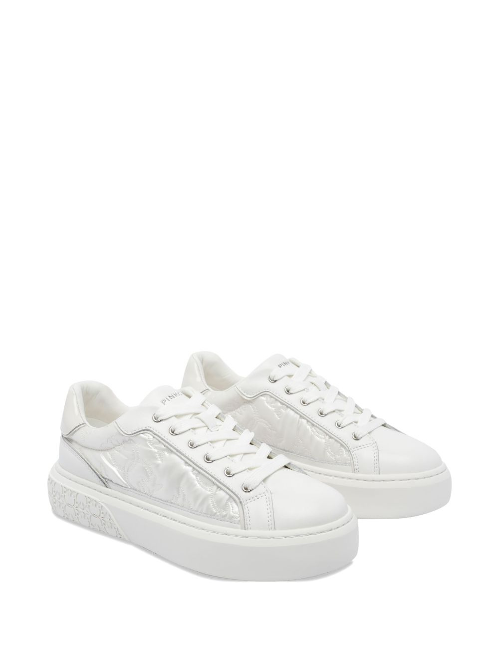 quilted platform sneakers - 2
