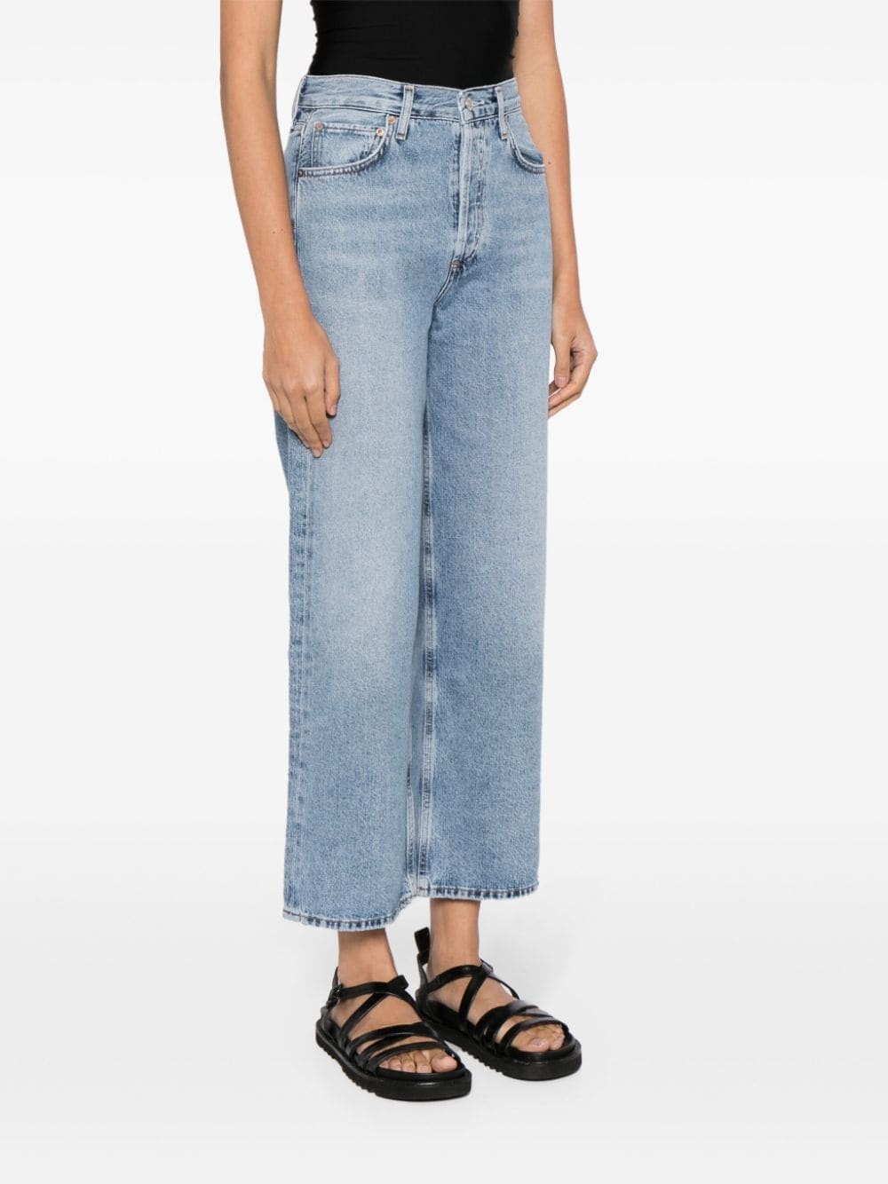 Ren Jean high-rise cropped jeans - 3