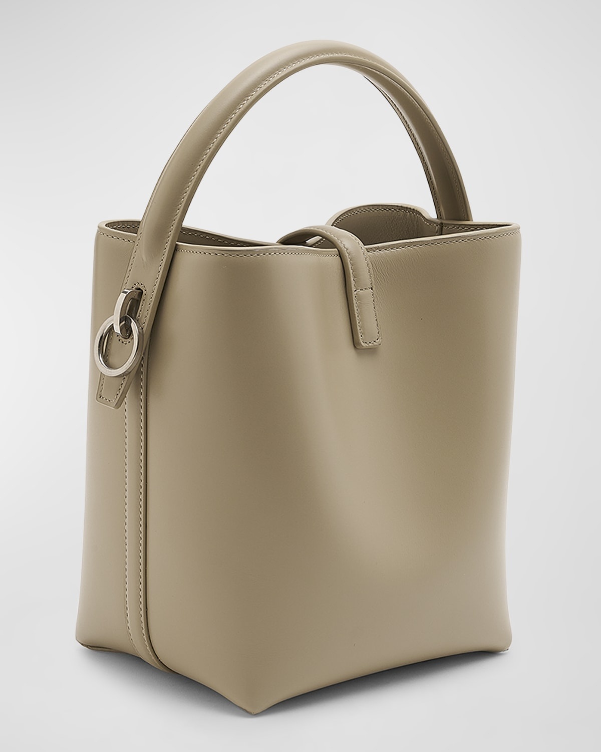 Le 37 Small YSL Bucket Bag in Spazzolato Leather - 6