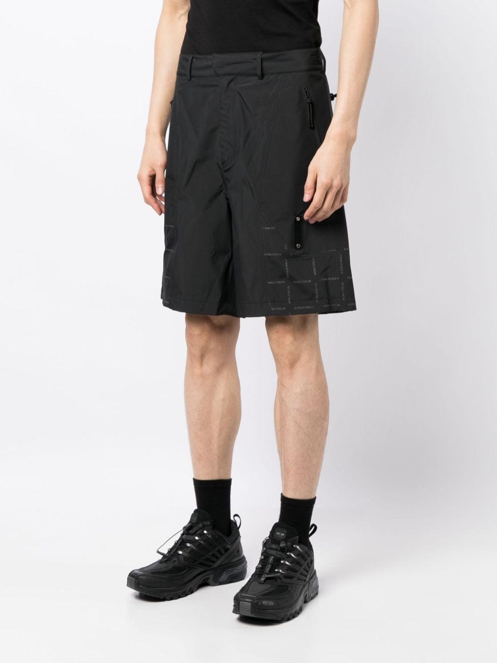 Grisdale Storm logo-print shorts - 3