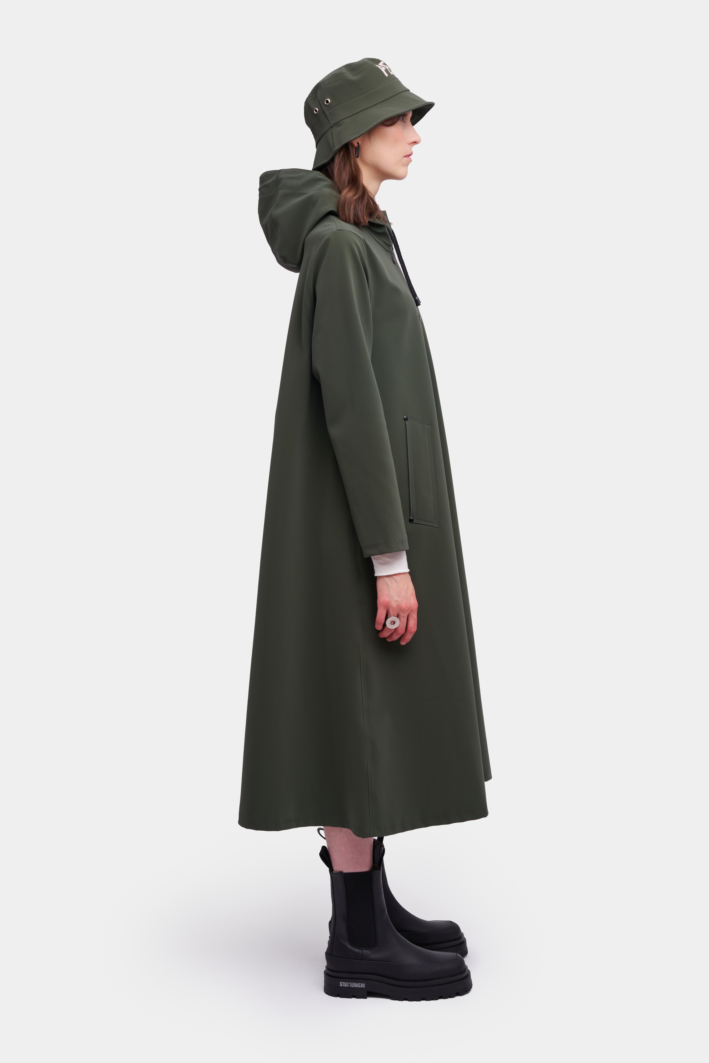 Mosebacke Long Suede Dark Green - 3