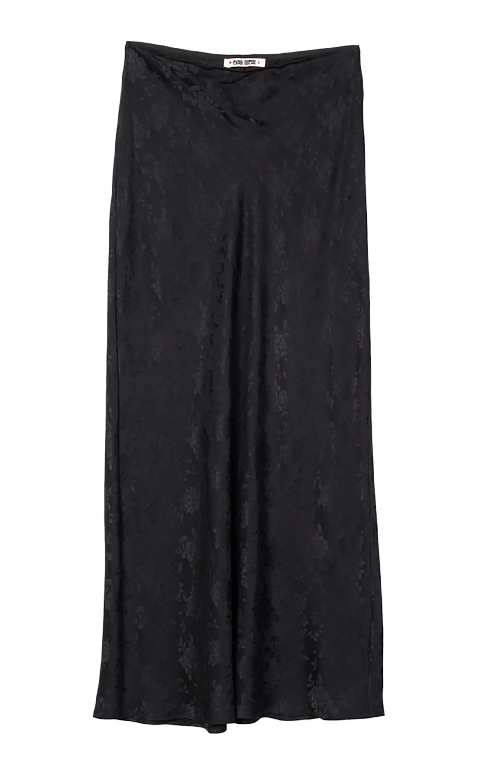 Concetta Silk Jacquard Maxi Skirt black - 1