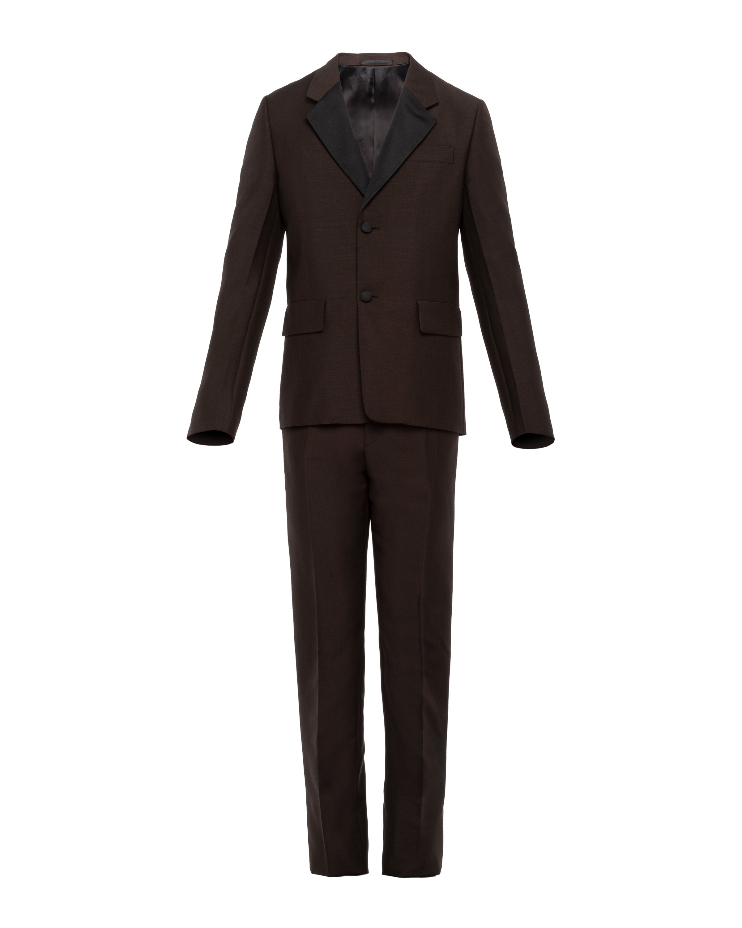 Single-breasted wool and mohair suit - 1