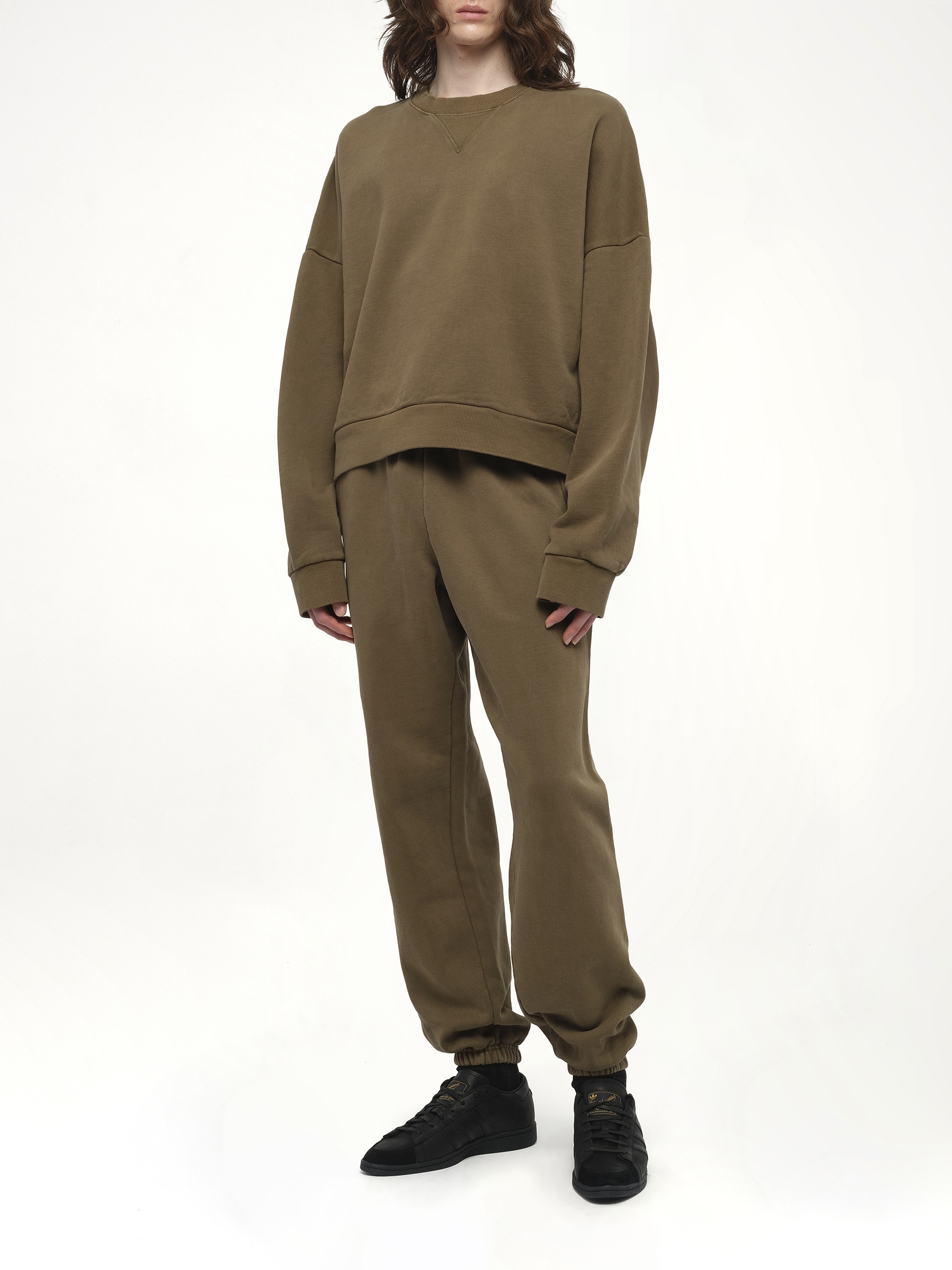 Box Sweatshirt in Military - 4