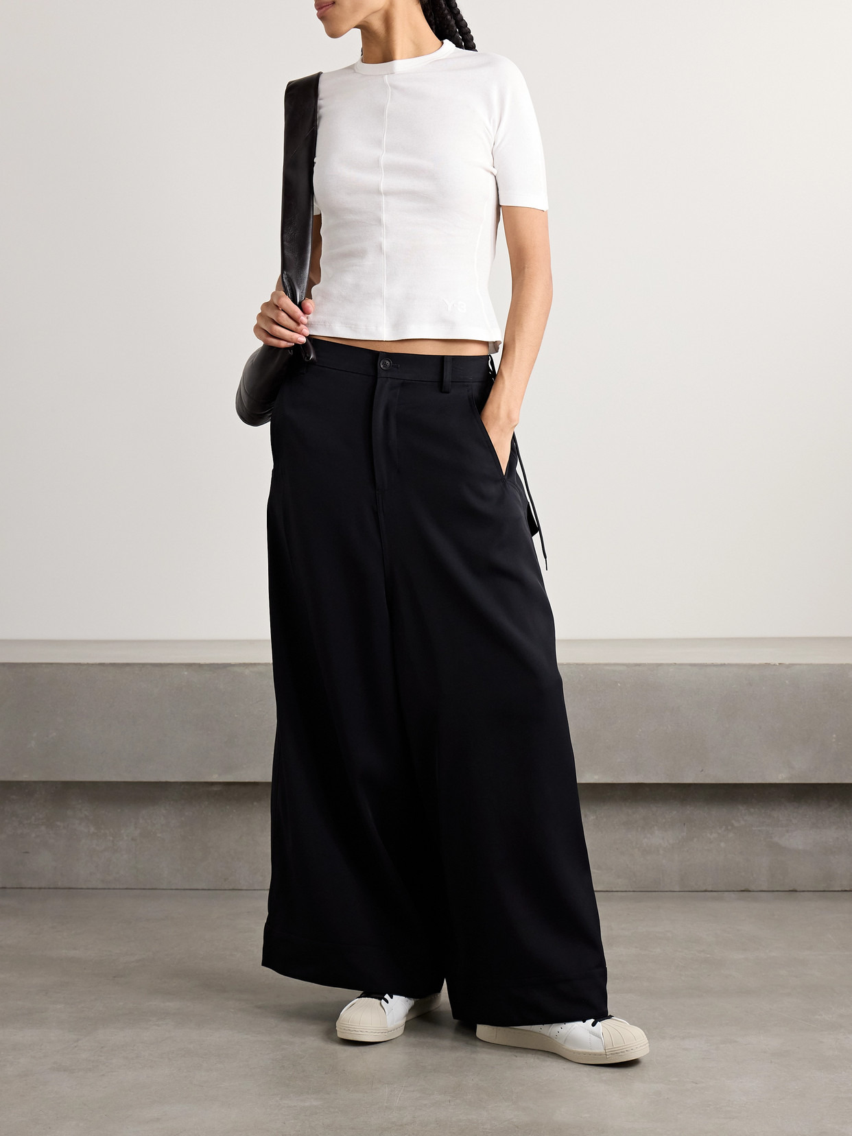 + Y-3 Printed Organic Cotton-jersey T-shirt - 2