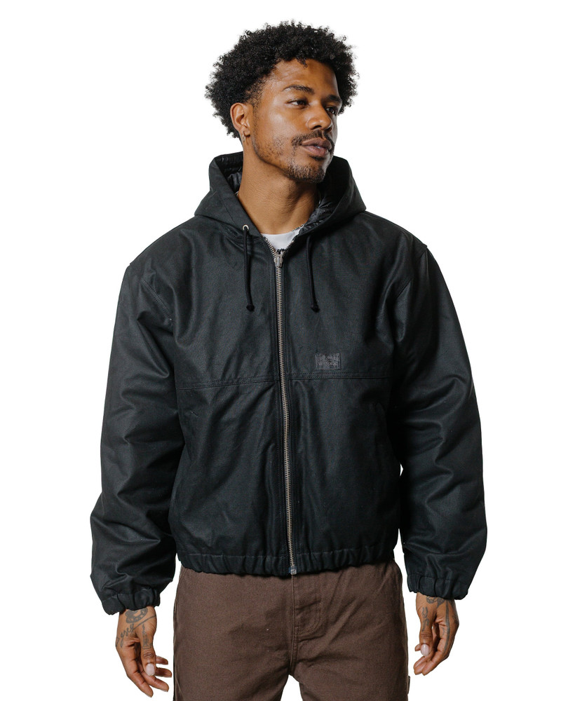 Stüssy Stüssy Work Jacket Waxed Cotton Black outlook