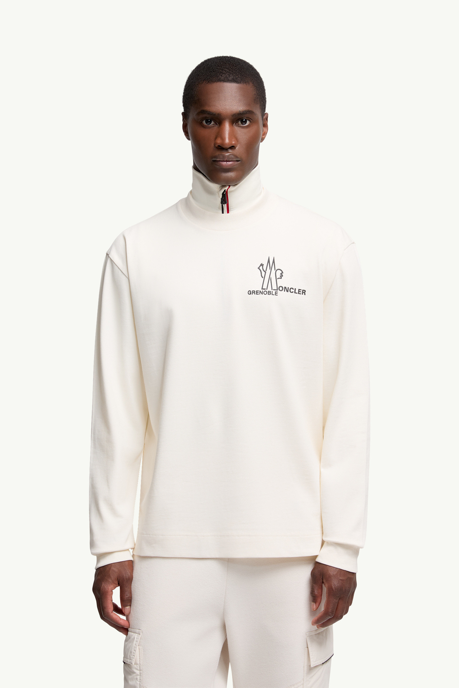 Logo Long Sleeve Cotton T-Shirt - 3