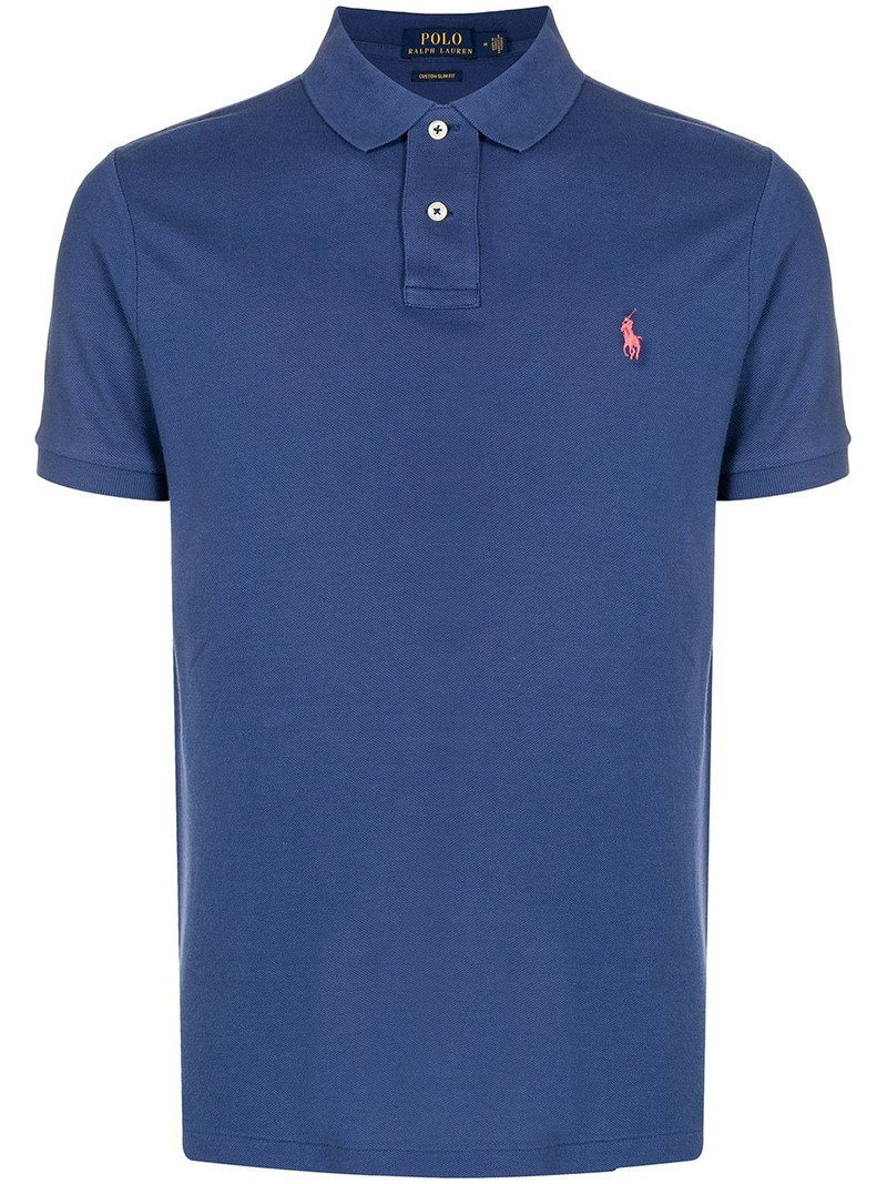 embroidered logo polo shirt 1