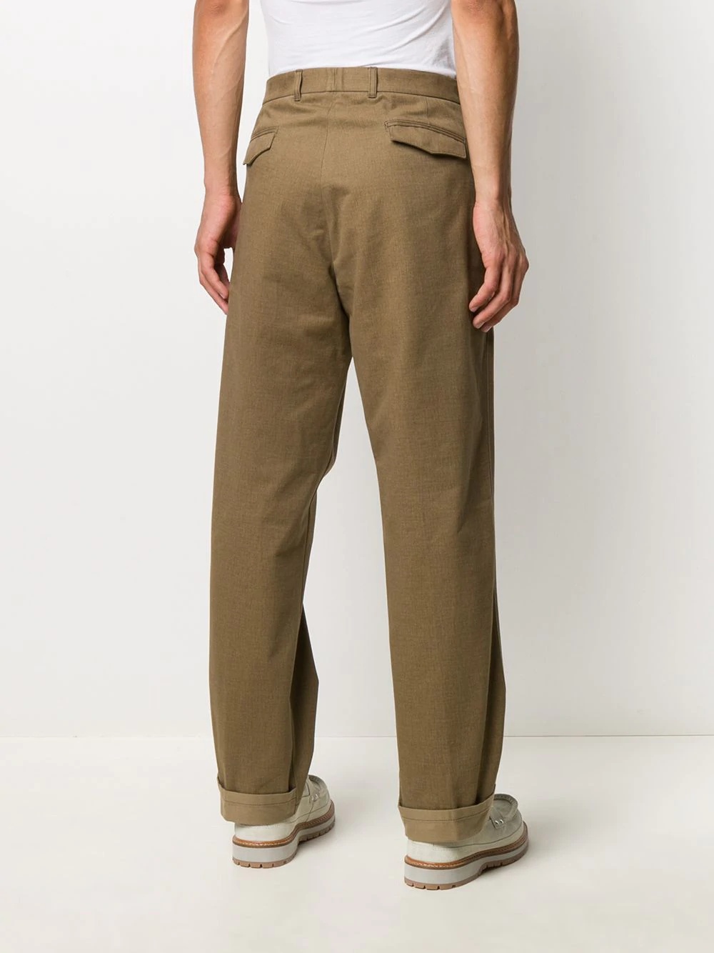 straight-leg trousers - 4