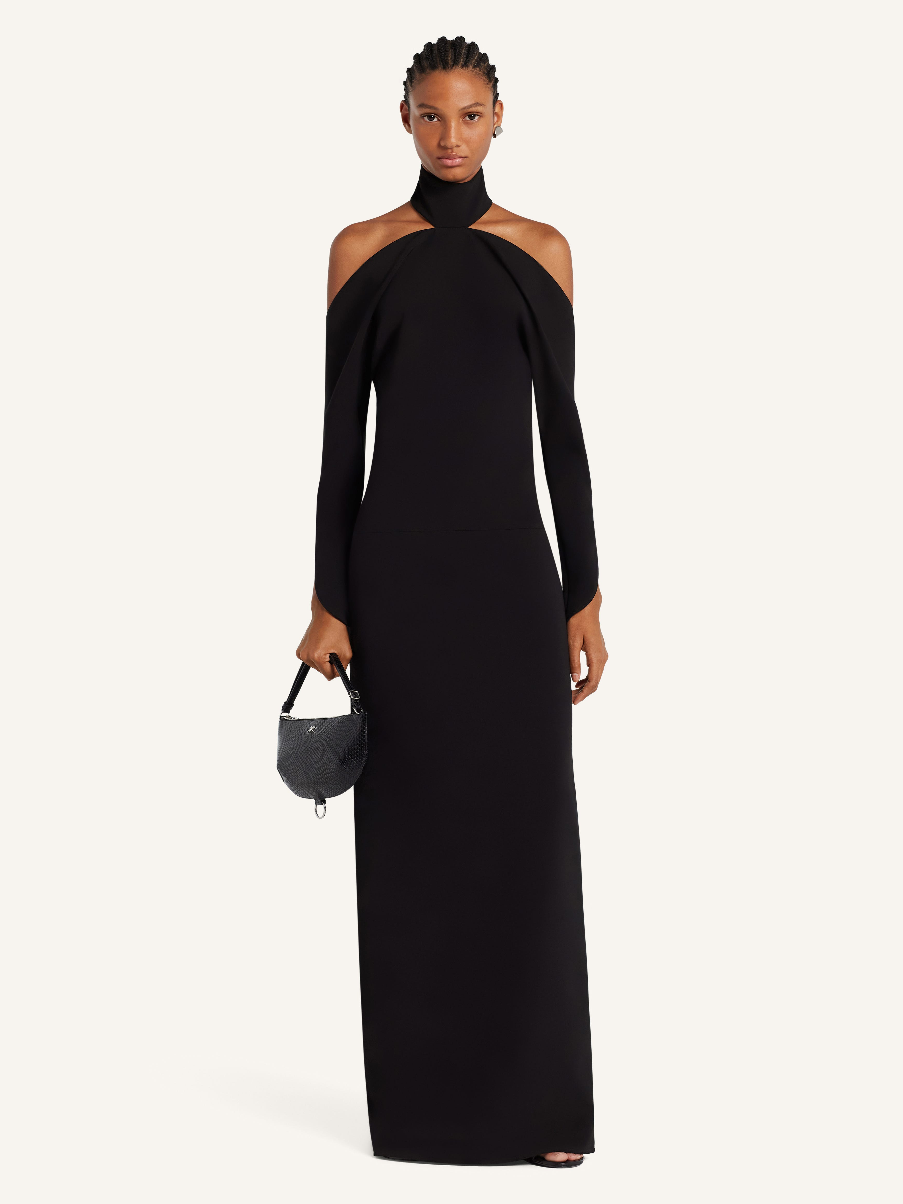CIRCLE MOCKNECK GOWN - 2