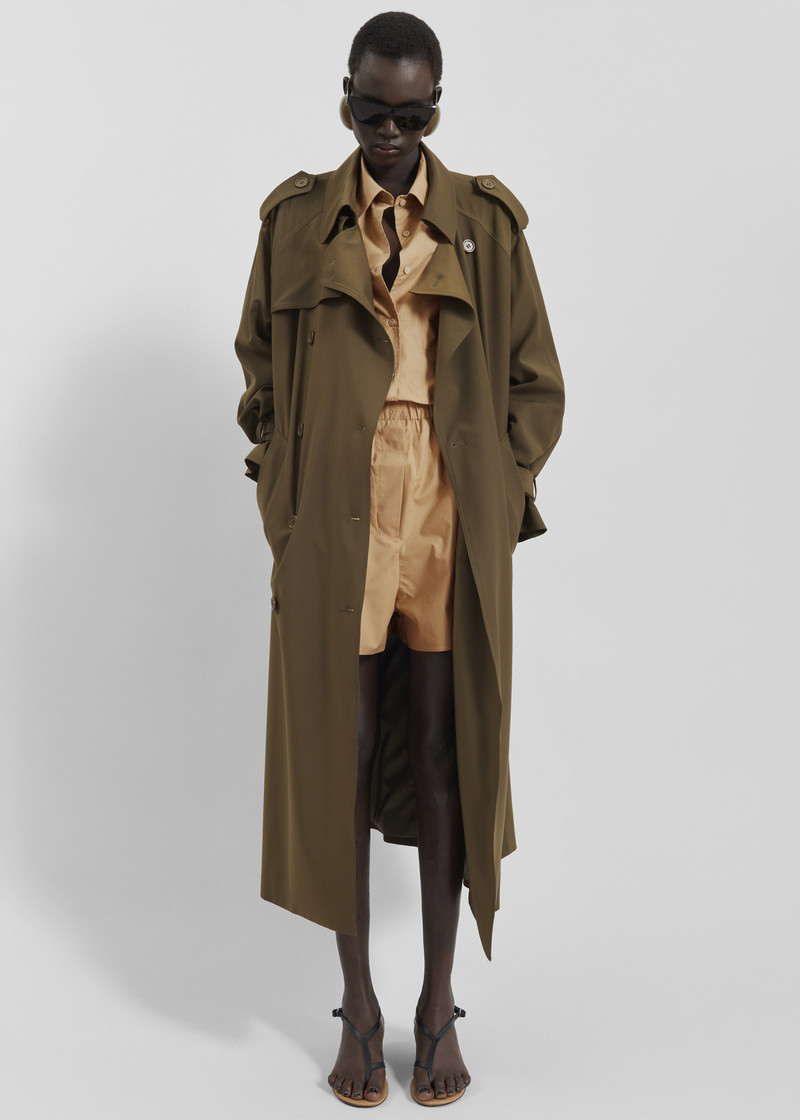 Veyron Trench Coat - Khaki 6
