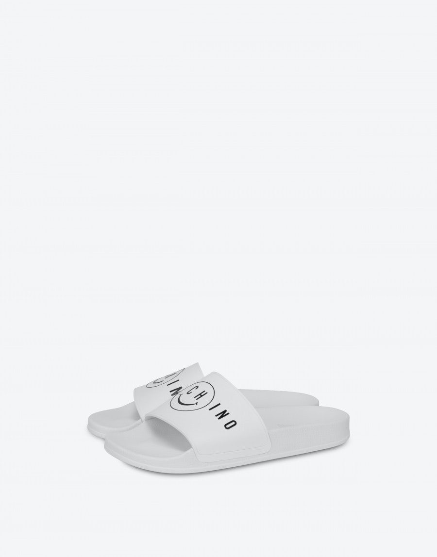 MOSCHINO SMILEY® POOL SLIDES - 1