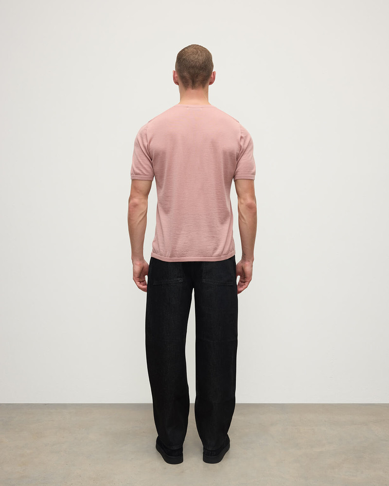 Pink Superfine Cashmere T-Shirt 4