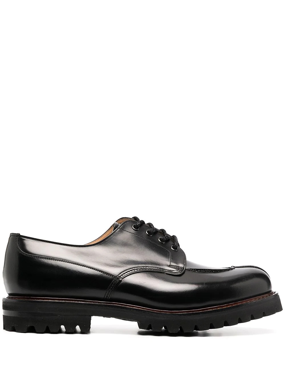 lace-up derby shoes - 1