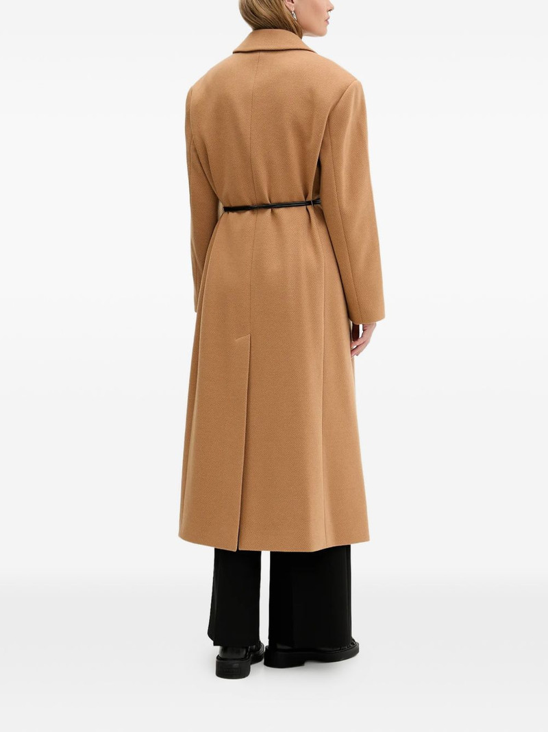 HUGO belted coat outlook