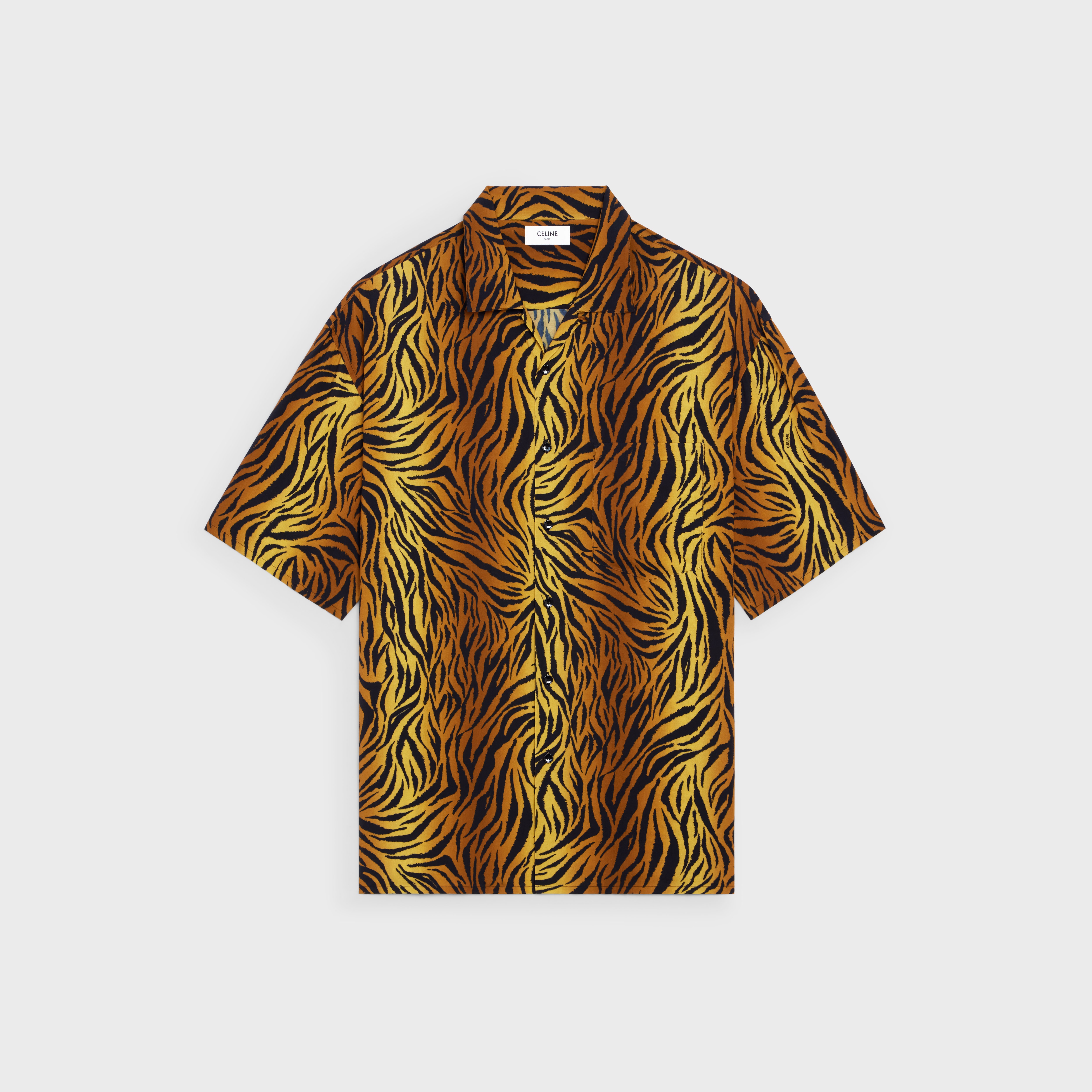 HAWAIIAN SHIRT IN PRINTED VISCOSE - 1