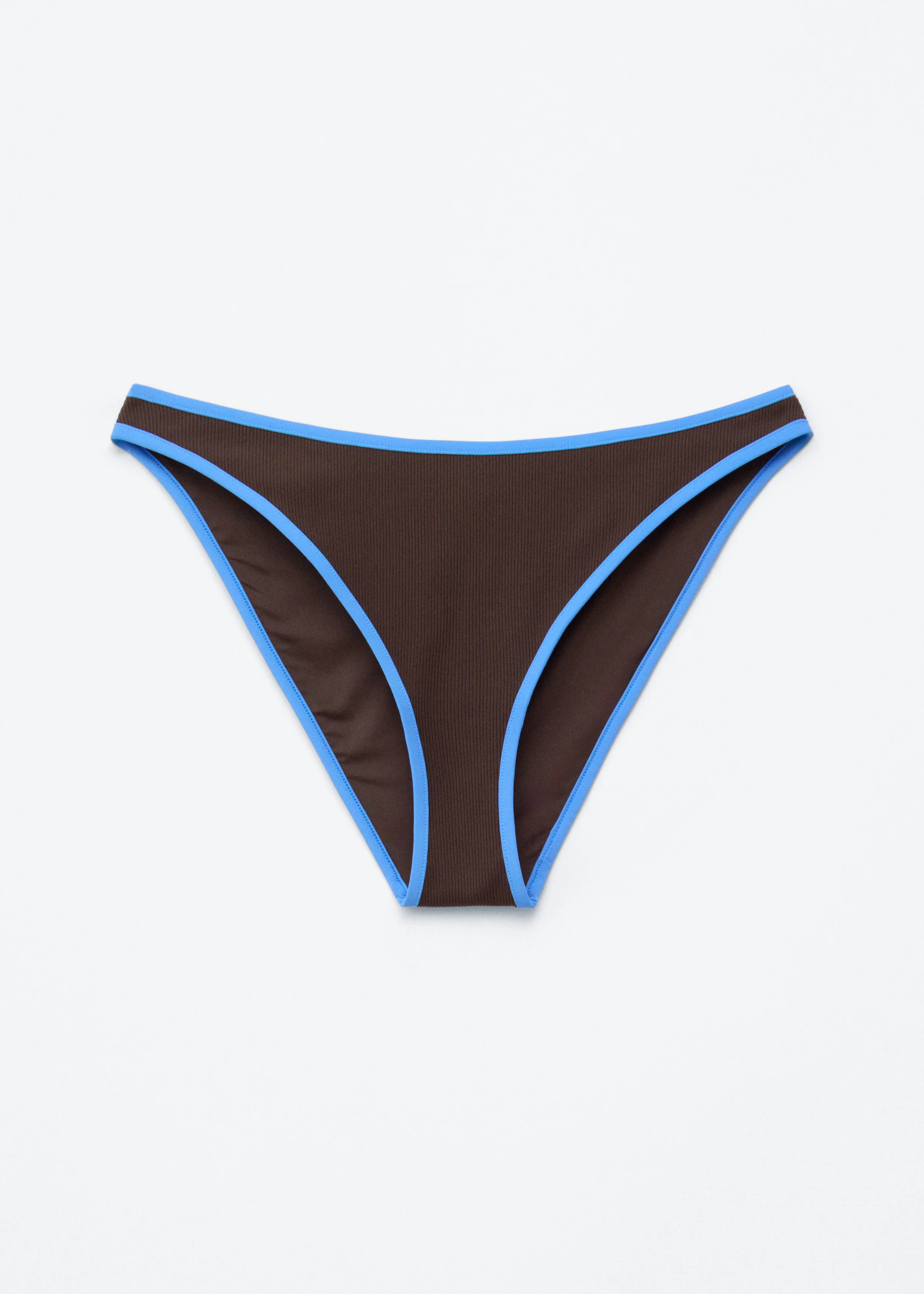 Contrast-Trim Bikini Briefs - 1