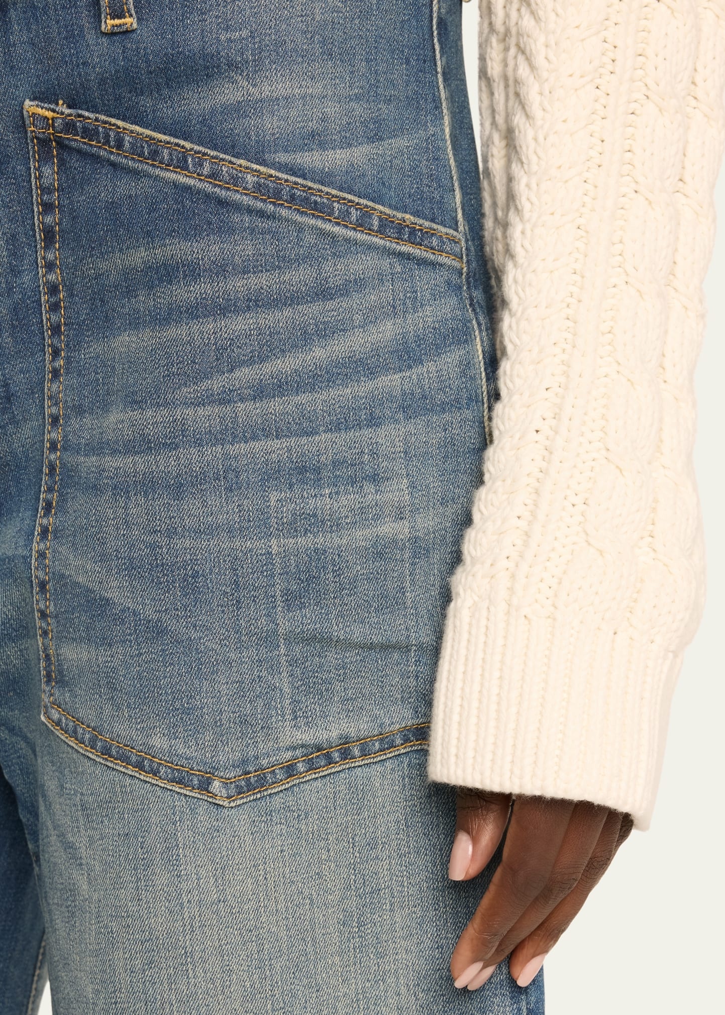 Shon Cropped Jeans - 5
