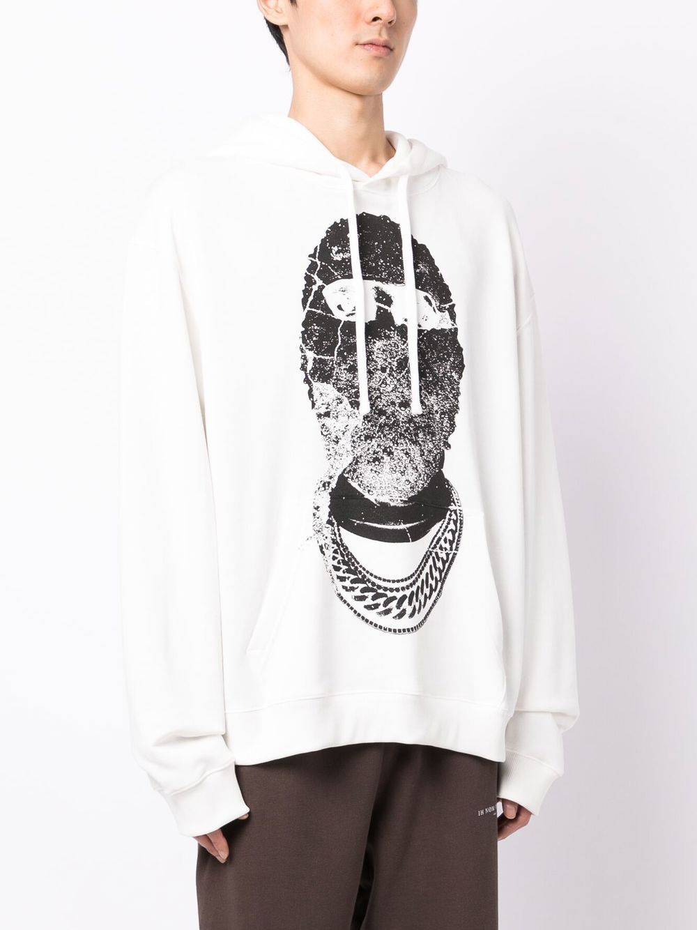 graphic-print drawstring hoodie - 3