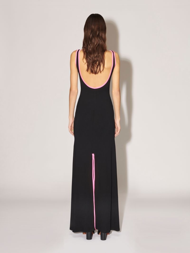 HEART HOLE LONG DRESS - 3