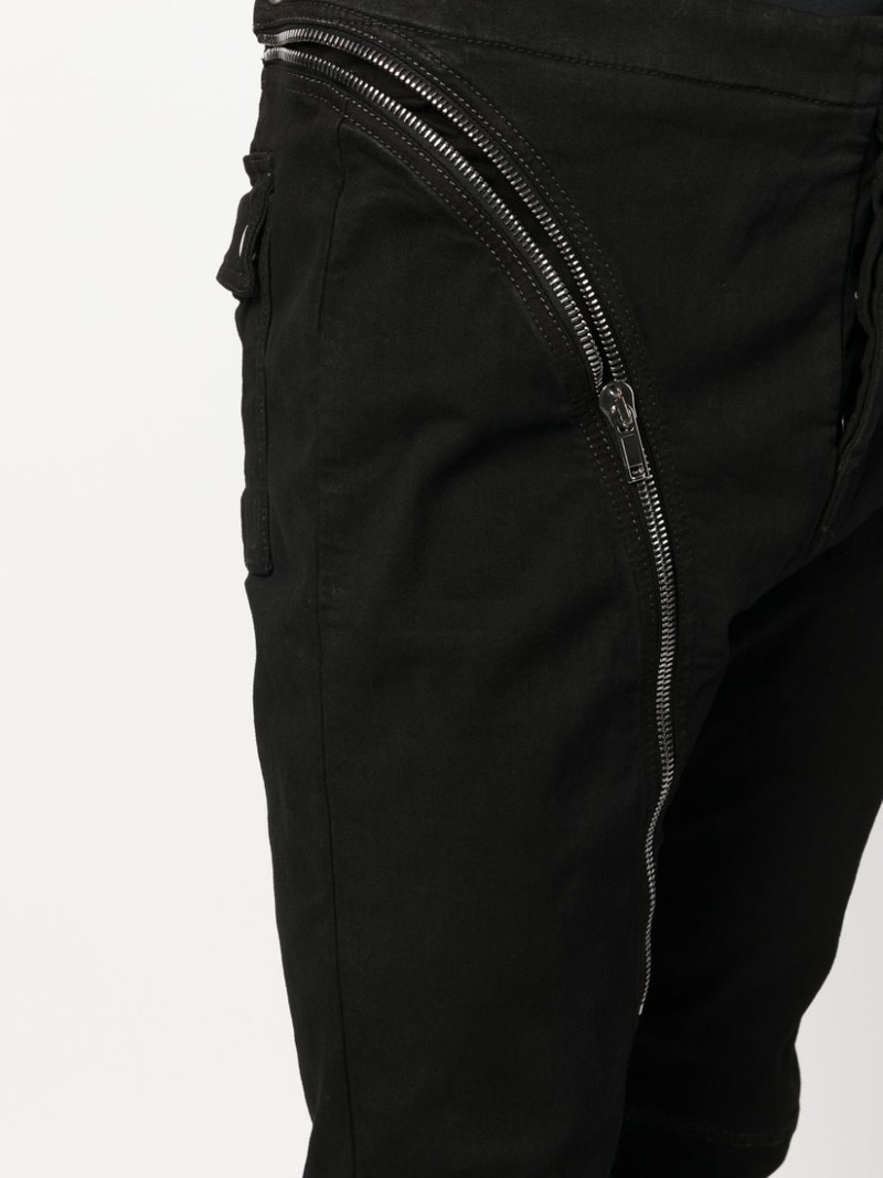 Aircut decorative-zip skinny joggers 5